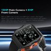 Model X 1.99" IP68 Waterproof Android 9.0 4G Smart Watch, 4GB+128GB (Black) - 9