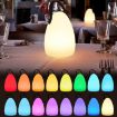 16 Colors LED Night Light with Handle Hanging Lantern USB Rechargeable Table Lamp - 5