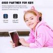Cute Cat Ear Bluetooth Headphones - Purple - 3