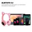 Cute Cat Ear Bluetooth Headphones Pink - 5