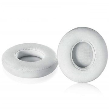 Soft Sponge Earmuff Headphone Jacket for Beats Solo 2.0/3.0 - White - 1