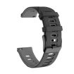 22mm Garmin Vivoactive 4/Venu 2 Silicone Watch Band - Black Grey - 1