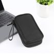 HAWEEL Electronic Organizer Double Layers Storage Bag - Black - 8