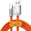 Mech Series 6A 120W USB-C Fast Charging Data Cable - 1.2m (Orange) - 1