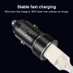 WK WP-C46 Staroad Series Vieyie 15W Dual-USB Car Charger - Black - 3