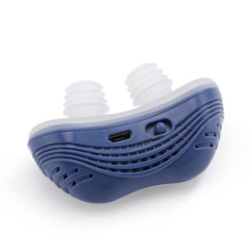 Blue Electric Anti-Snoring Device - Stop Snoring While You Sleep - 1