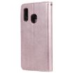 Galaxy A40 Rose Gold Flip Case with Holder & Card Slots & Wallet - 3