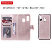 Galaxy A40 Rose Gold Flip Case with Holder & Card Slots & Wallet - 5