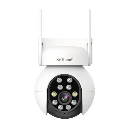 SriHome SH052B Wifi 5MP PTZ IP Auto Tracking Camera - 1
