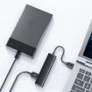 USB 2.0 Ports HUB Converter - 4 Ports, 15cm Cable Length - 6