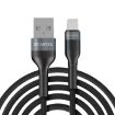 ROMOSS CB12B 2.4A Fast Charging Cable for iPhone/iPad - 2m Gray Black - 1
