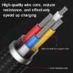 ROMOSS CB12B 2.4A Fast Charging Cable for iPhone/iPad - 2m Gray Black - 6