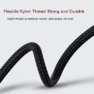 ROMOSS CB12B 2.4A Fast Charging Cable for iPhone/iPad - 2m Gray Black - 7