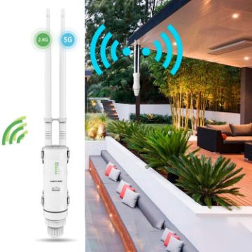AC600 Outdoor Wi-Fi Range Extender - Dual Band High Power - 1