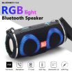 Picture of T&G TG642 RGB Light Waterproof Portable Bluetooth Speaker Support FM/TF Card (Red)
