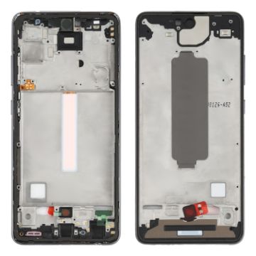 Samsung Galaxy A52 Middle Frame Bezel Plate - Black - 1