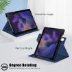 Samsung Galaxy Tab A8 2022 SM-X200 Leather Tablet Case - Dark Blue - 5