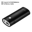 HAWEEL DIY 2x 18650 Battery Power Bank Shell Box - Black - 1
