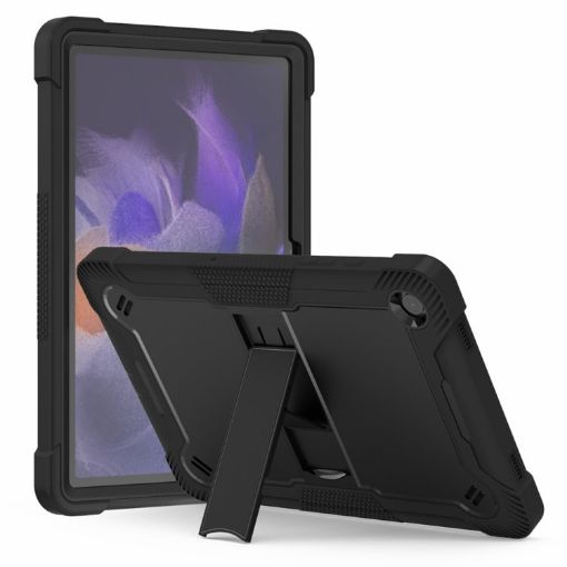 Samsung Galaxy Tab A9 Shockproof Silicone Hybrid PC Tablet Case Black - 1