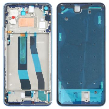 Front Housing LCD Frame Bezel Plate for Xiaomi Mi 11 Lite 4G (Blue) - 1
