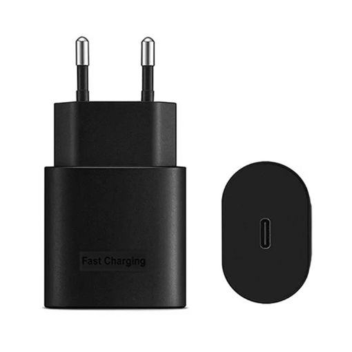 Samsung TA800 PD/PPS 25W Type-C Port Charger - EU Plug - Black - 1