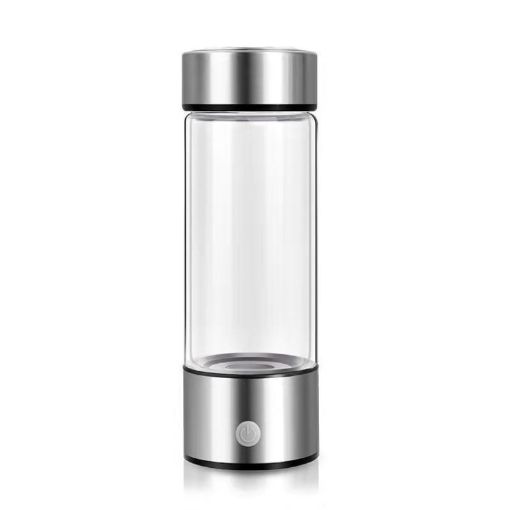 Portable Electrolyzed Water Cups Hydrogen-Rich Water Cups, 420ml Silver - 1