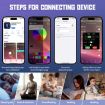 Smart Bluetooth Speaker with Wireless Charger & Alarm Clock - Black - 4