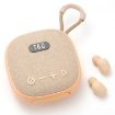 T&G TG-813 2 in 1 TWS Bluetooth Speaker Earphone (Pink) - 1