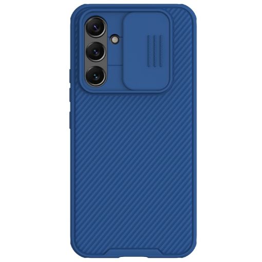 Samsung Galaxy A54 5G NILLKIN Black Mirror Pro Series Camshield PC Phone Case Blue - 1