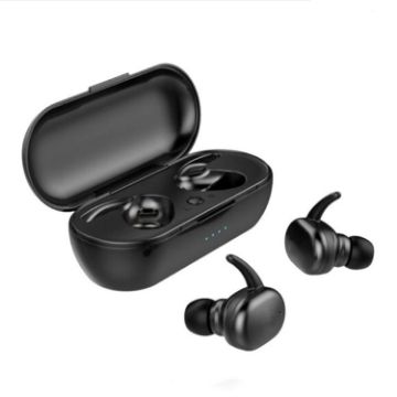 Y30 Wireless Bluetooth Headset 5.0 In-Ear Mini Earphone Black - 1