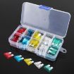 50 PCS Blade Fuses Set for Car Vehicle - 10A/15A/20A/25A/30A - 1