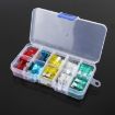 50 PCS Blade Fuses Set for Car Vehicle - 10A/15A/20A/25A/30A - 2