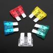 50 PCS Blade Fuses Set for Car Vehicle - 10A/15A/20A/25A/30A - 4
