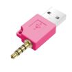 iPod Shuffle USB Data Dock Charger Adapter - Magenta - 1