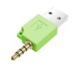 iPod Shuffle USB Data Dock Charger Adapter - Green - 1