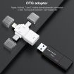 USB OTG Adapter - USB 2.0 to 8 Pin + USB-C + Micro USB - 2