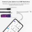NK-107 Pro 3 in 1 USB-C/Type-C + 8 Pin Male to USB + RJ45 Adapter - 6