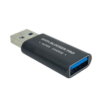 GE06 USB Data Blocker Fast Charging Connector - Black - 1