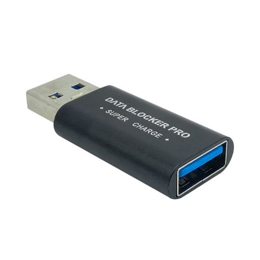 GE06 USB Data Blocker Fast Charging Connector - Black - 1