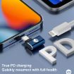 8 Pin to USB-C Male Adapter - Charging & Data Transmission - 3