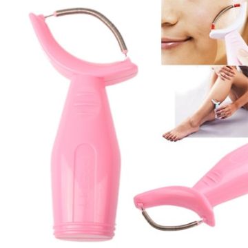 Plastic Face Roller Hair Removal Spring Facial Handheld Threading Beauty Epilator - 1