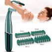 568 USB Electric Shaver Eyebrow Trimmer - Ink Green - 6