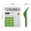 OSALO OS-837VC Colorful Desktop Calculator Solar Energy Dual Power (Orange) - 4