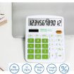 OSALO OS-837VC Colorful Desktop Calculator Solar Energy Dual Power (Orange) - 6
