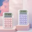 Small Silent Simple Calculator Mini Candy Purple - 2