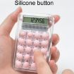 Small Silent Simple Calculator Mini Candy Purple - 5