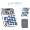 OSALO 10-digit LCD Screen Solar Dual Power Desktop Calculator - 4