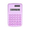 Small Solid Color Calculator Dormitory Student Office Exam Tool - Purple - 1