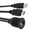 USB 2.0 & HDMI Male to Female Extension Cable - 2m Length - 7