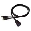 1m USB 3.0 Dock Car Ship Motorcycle Dashboard Panel Extension Cord - 3